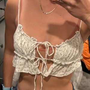 Storia Tea Flower Tie Top